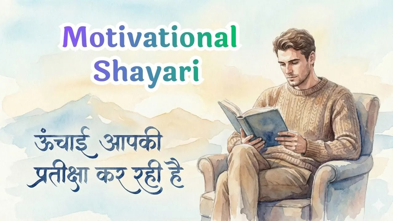 Motivational shayari | संघर्ष और सफलता की मोटिवेशनल शायरी