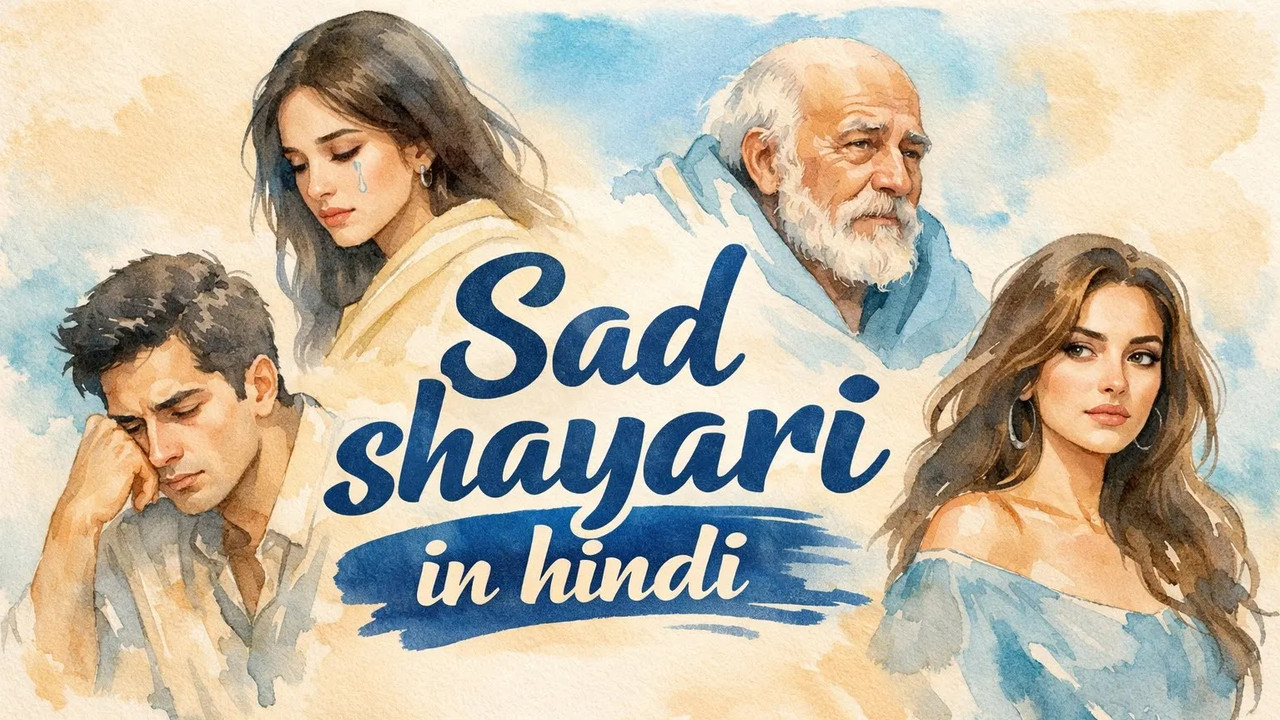 Best Sad Shayari in Hindi (2026) | Heart Touching and Emotional Lines