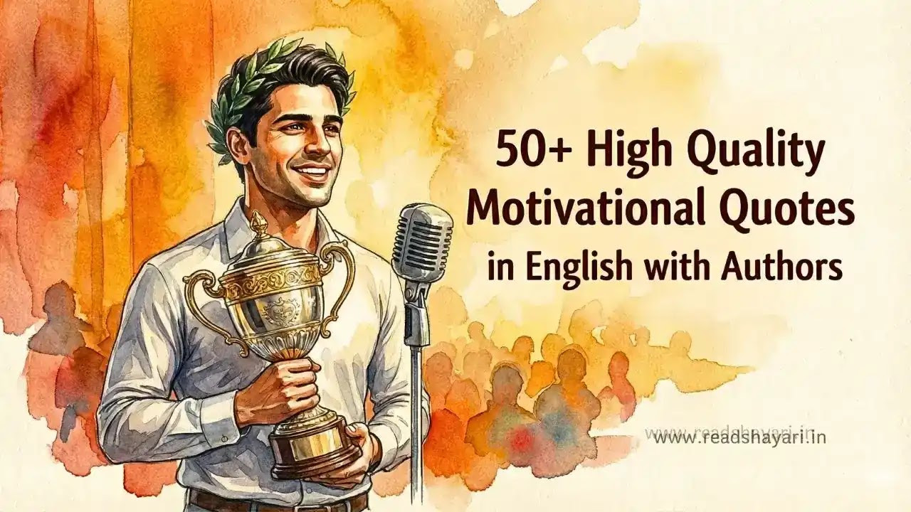 50+ High Quality Motivational Quotes in English with Authors