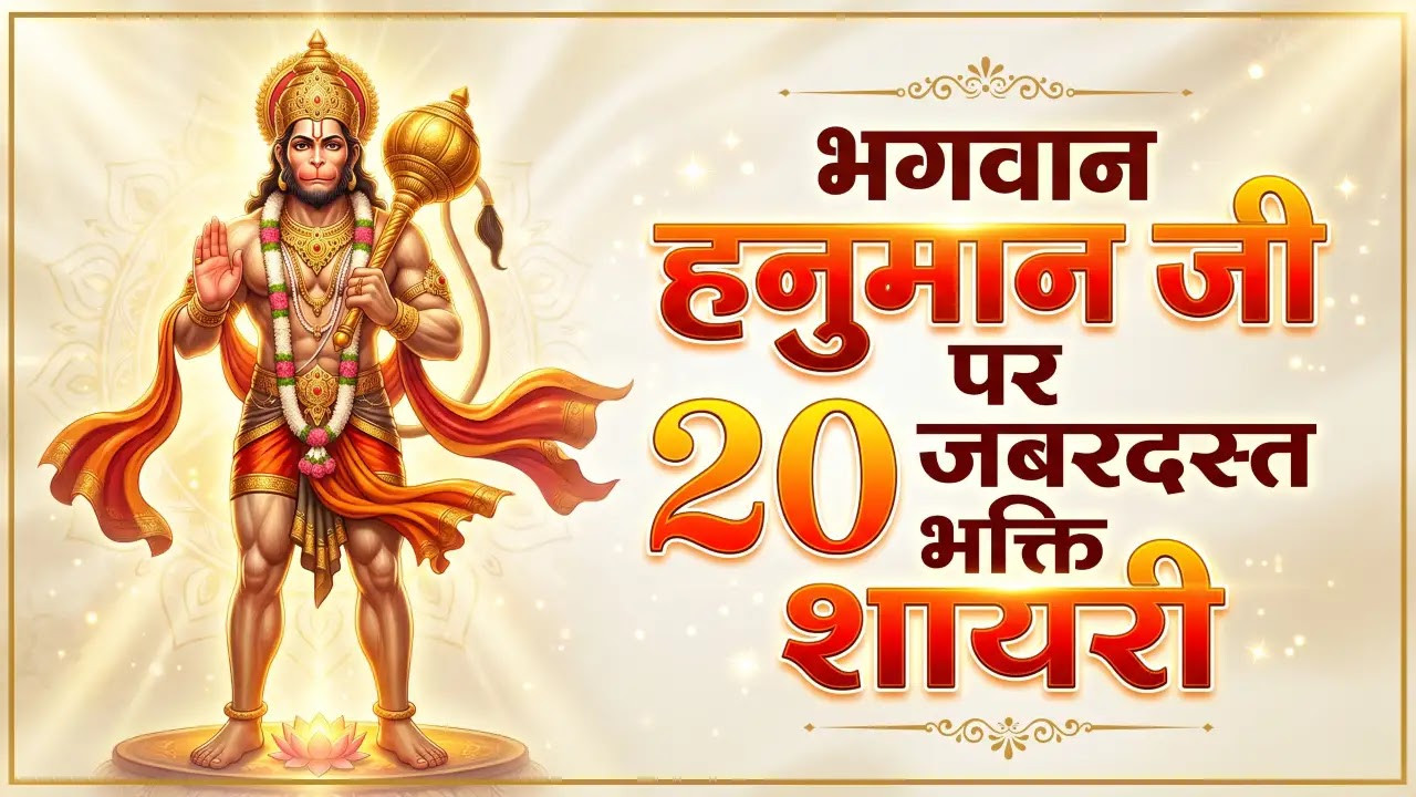 Hanuman Ji Bhakti Shayari in Hindi 2026 with Images