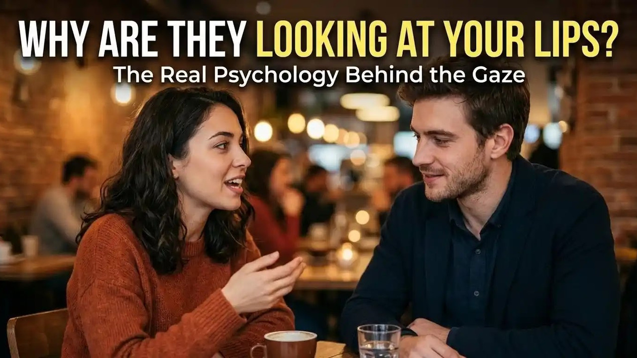 Why People Look at Your Lips When You Talk (Psychology Explained)
