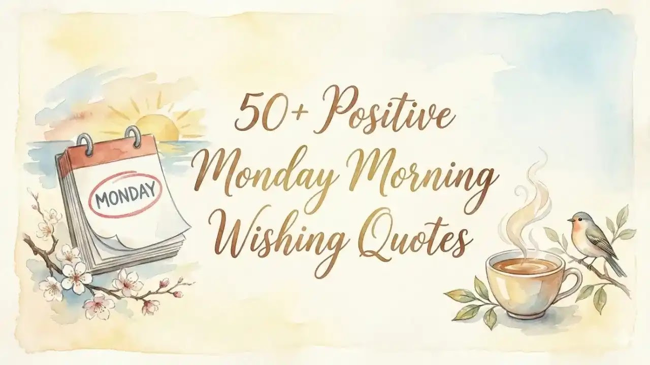 50+ Positive Monday Morning Wishing Quotes